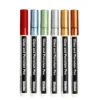 Glass- og porselenspenner metall 6-pk.