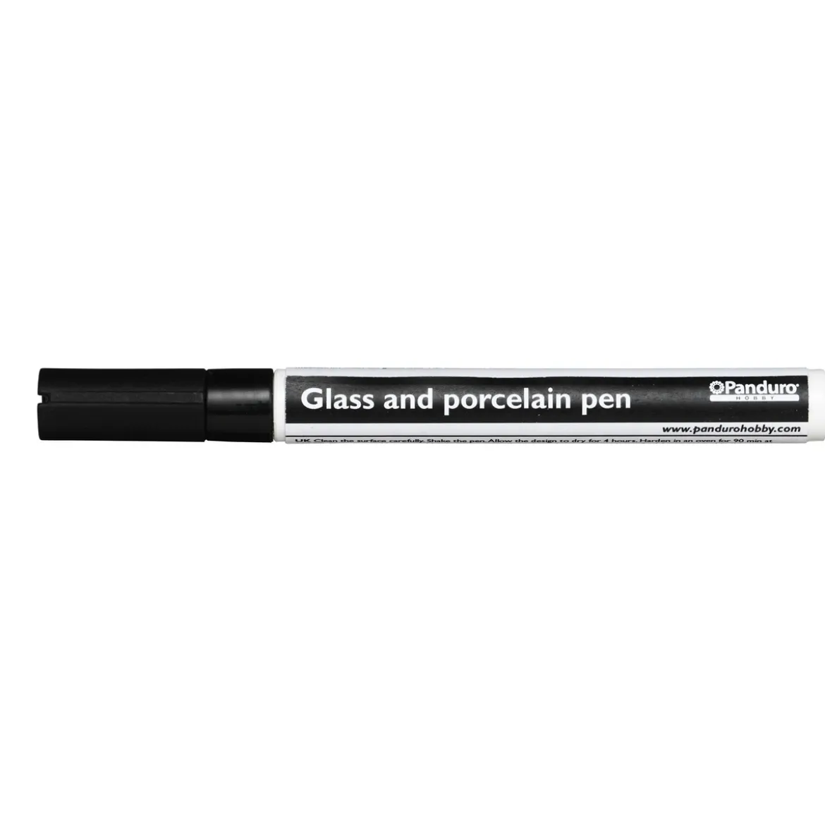 Glass- og porselenspenn svart