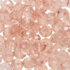 Glassperle fasett rosa 80 stk.