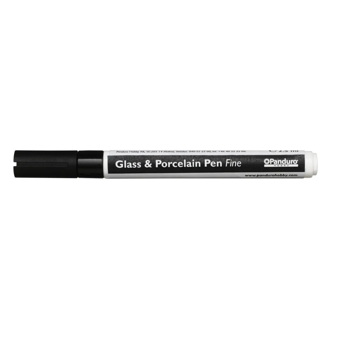 Glass-/porselenspenn svart 1 mm