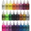 Glitterlim glitter glue i XL-sett med 24 forskjellige farger à 20 ml