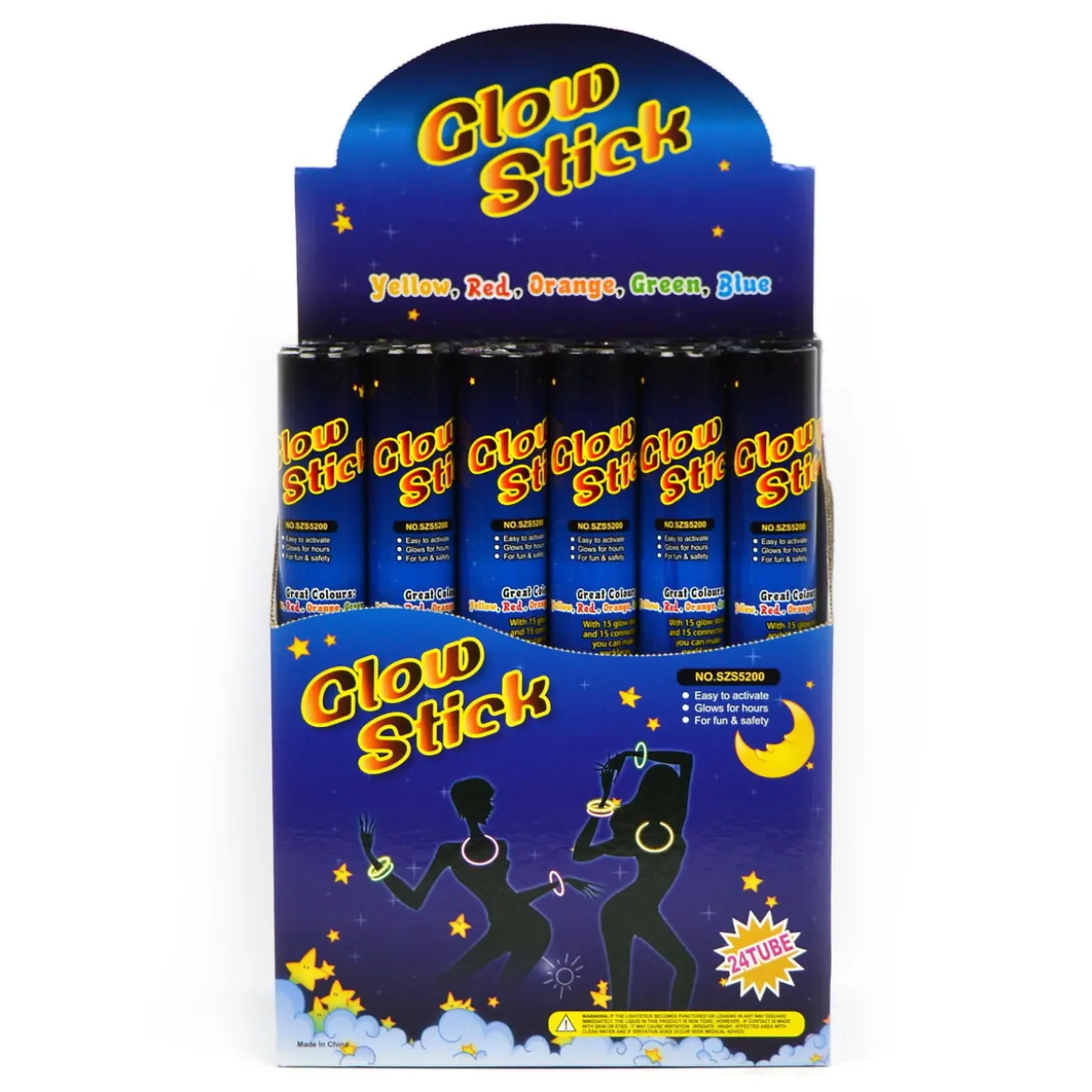 Glow sticks 20 cm / 15 stk. – lysstaver som gir både fest og hverdag et løft