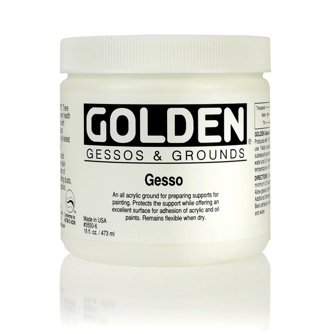 Golden Acryl 473ml Gesso 3550