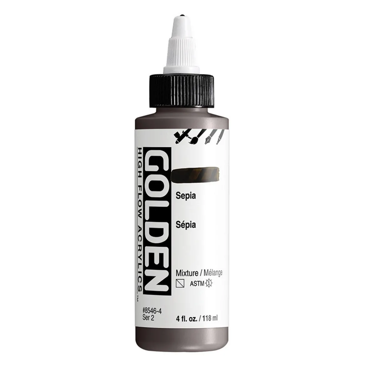 Golden Artist High Flow Acrylics 118 ml – Quinacridone magenta #8540 series 7