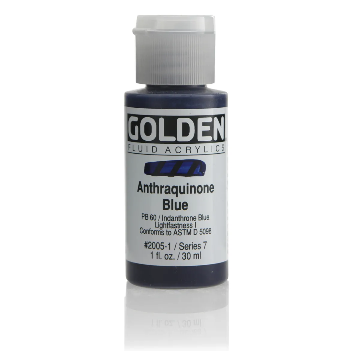 Golden Fluid Acrylics 30 ml - 2005 Anthraquinone Blue