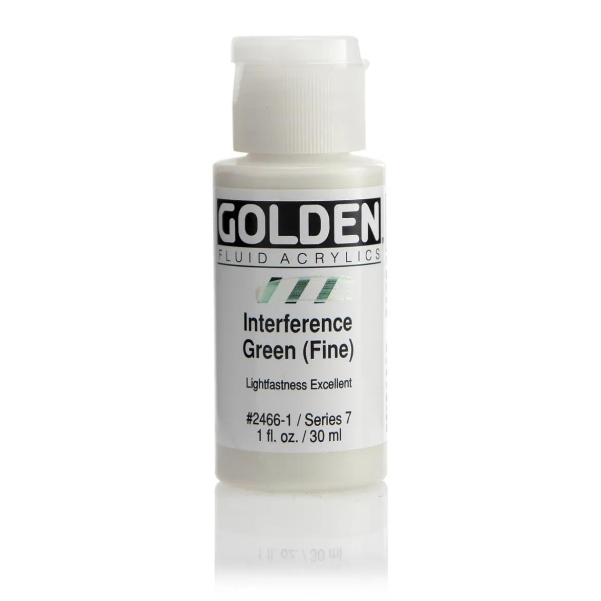 Golden Fluid Acrylics 30 ml - 2466 Interference Green F.