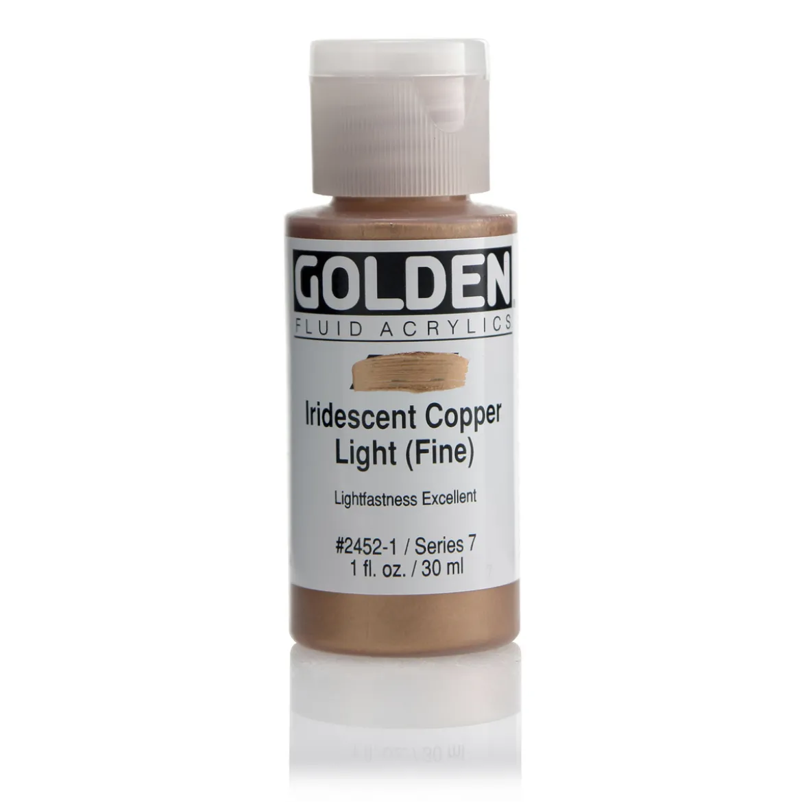 Golden Fluid Acrylics 30 ml - 2452 Iridescent Copper Light F.