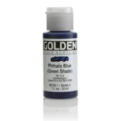 Golden Fluid Acrylics 30 ml - 2255 Pthtalo Blue (GS)