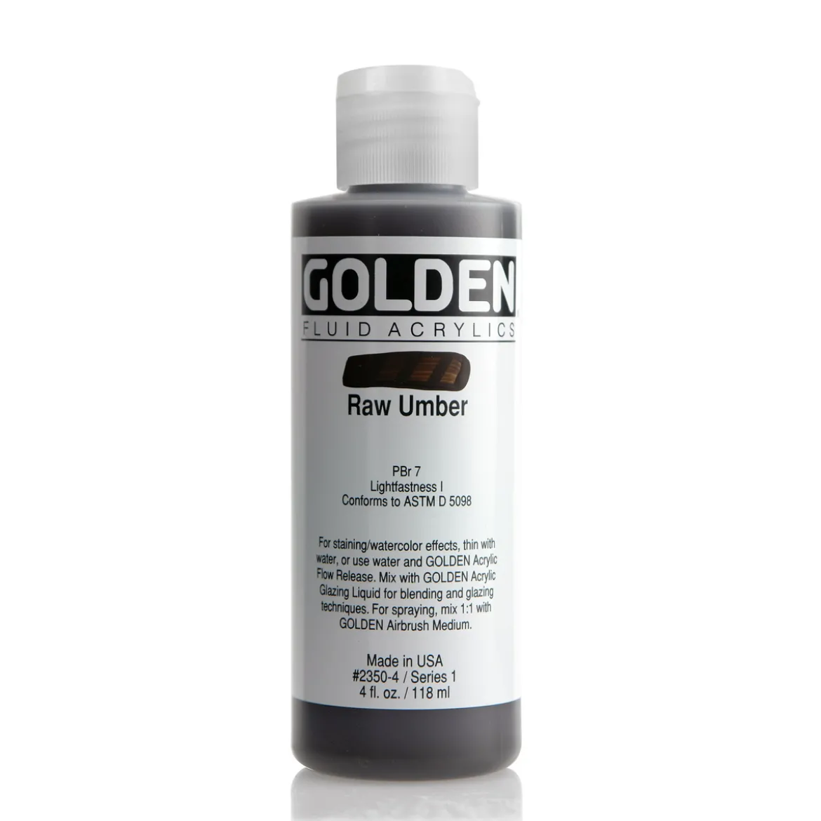 Golden Fluid Acrylics 118 ml - 2350 Raw Umber