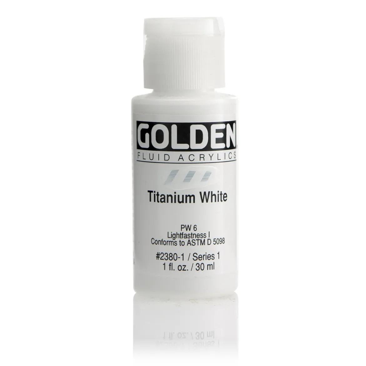 Golden Fluid Acrylics 30 ml - 2380 Titanium White