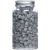 100 gram sølvfargede glitterstjerner – 1×0,5 cm