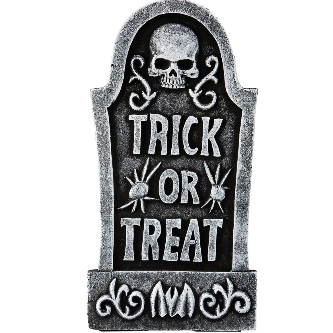 Gravstein med teksten Trick or Treat – 59 cm høy