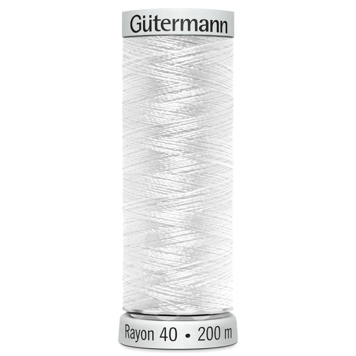 Gütermann maskinbroderitråd 200 meter hvit