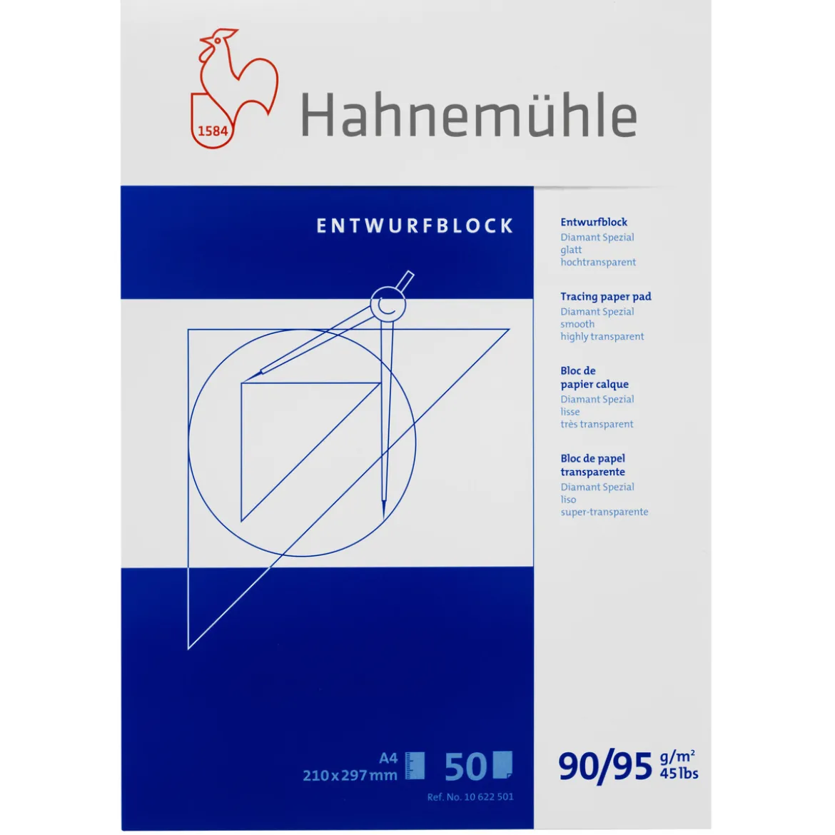Hahnemühle A4 transp. blokk