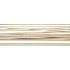 20 halve rundstaver – lengde 50 cm, bredde 6 mm, dybde 3 mm