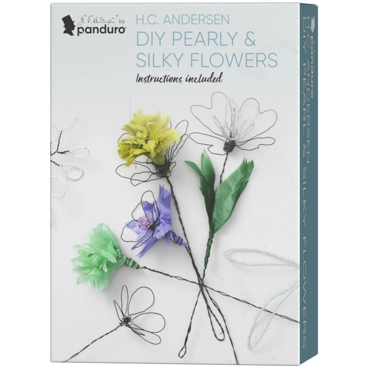 H.C. Andersen DIY Pearly & Silky Flowers – lag flotte metallblomster