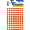 Herma Etikett rød Ø8 mm 540-pk.