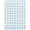 Herma Etikett tall Ø8 mm hvit