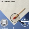 Hermoli ark m struktur 2,3 mm