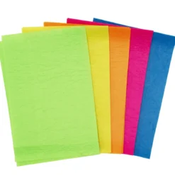 Hobbyfilt 20×30 cm, 10 filtstykker i neonfarger, 2 av hver farge