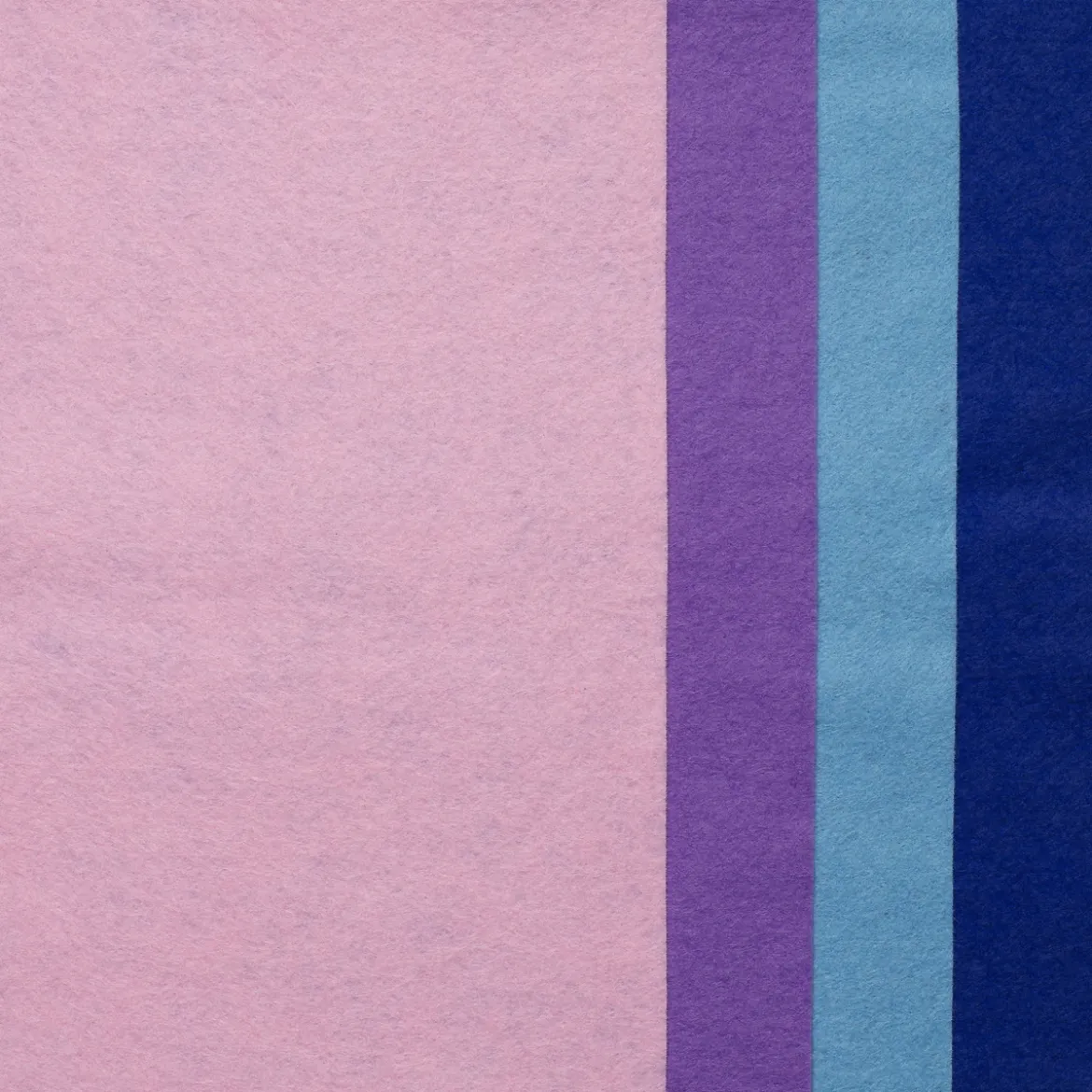 Hobbyfilt 20×30 cm, 4 stk. – rosa, lilla og blå havnyanser