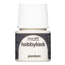 Hobbylakk matt Ant.white 45ml
