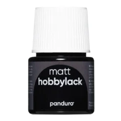 Hobbylakk matt Black 45 ml