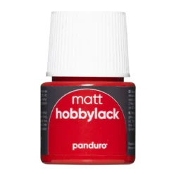 Hobbylakk matt X-mas Red 45 ml