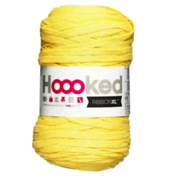 Hooked Ribbon XL garn 250 g gul – RXL35 Lemon yellow