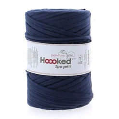 Hooked Zpagetti Medium trikotgarn 450 g svart – Black shades ZP004–01, pris per stykk