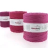 Hooked Zpagetti Medium trikotgarn 900 g cerise – Super Pink shades ZP005–04, pris per stykk