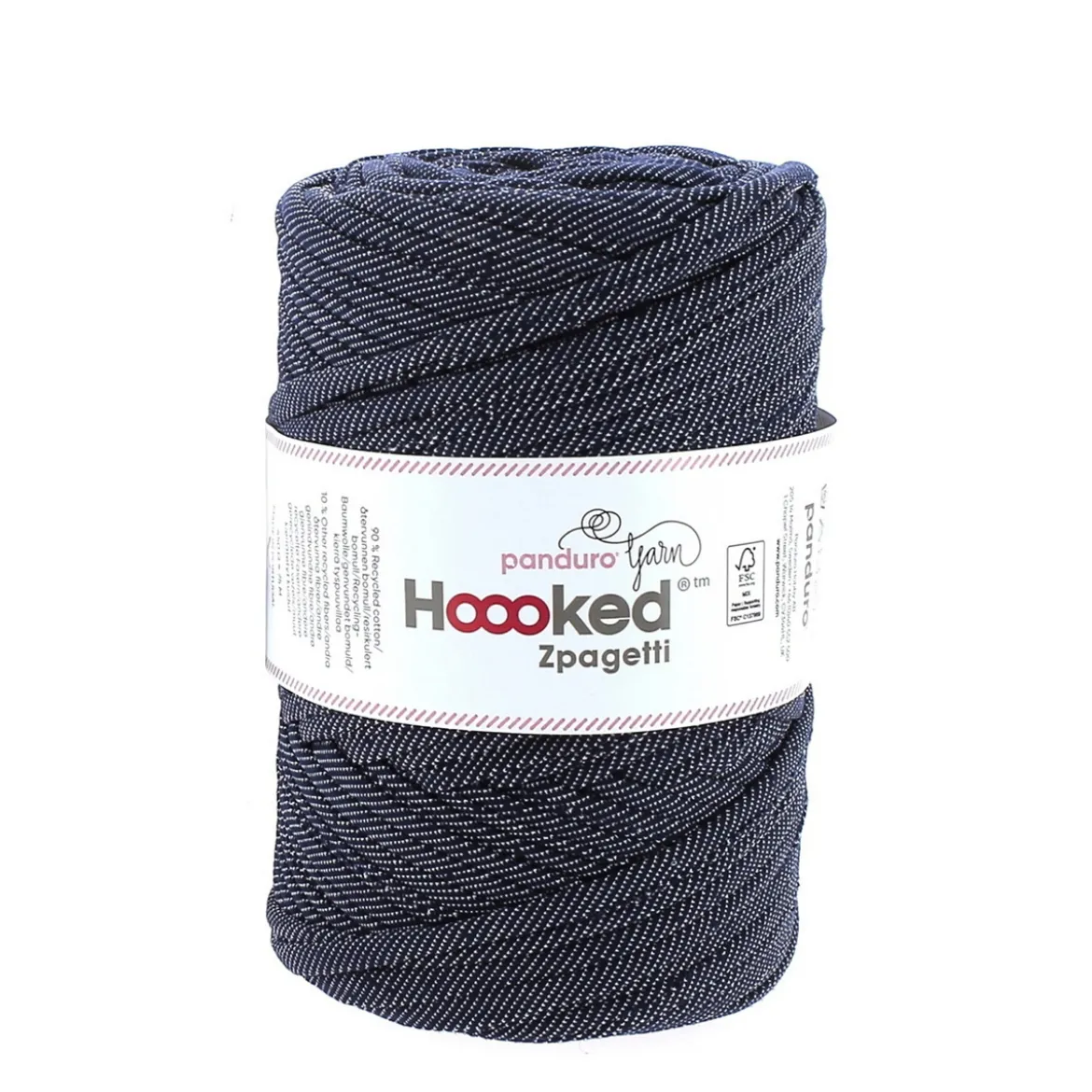Hoooked Zpagetti Medium trikotgarn 450 g denim – Jeans ZP004-66, pris per stykk