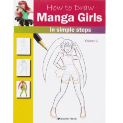 How to draw manga girls in simple steps, av Yishan Li