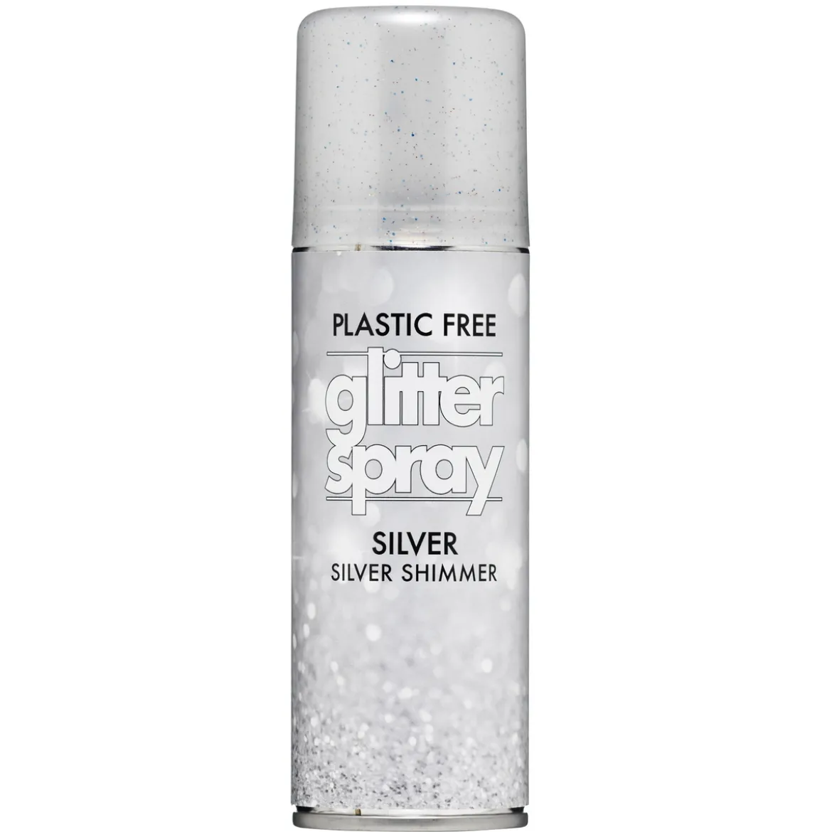 Hårspray glitter sølv 100 ml – gi håret litt bling til fest, karneval og utkledning!