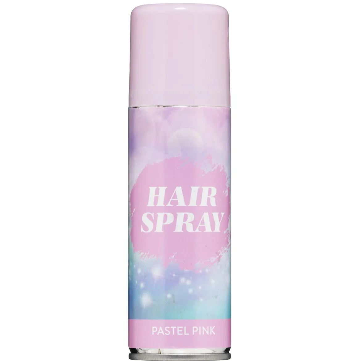 Hårspray pastellrosa 100 ml – farg håret til fest, karneval og utkledning!