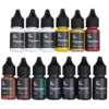 Jesmonite Pigment set 13×10 g – farg Jesmonite under støpeprosessen