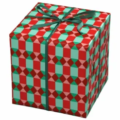 Julepapir 10-metersrull, 57 cm bred – fine juleruter