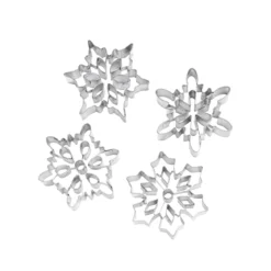 Kakestanser Snøfnugg 4pk