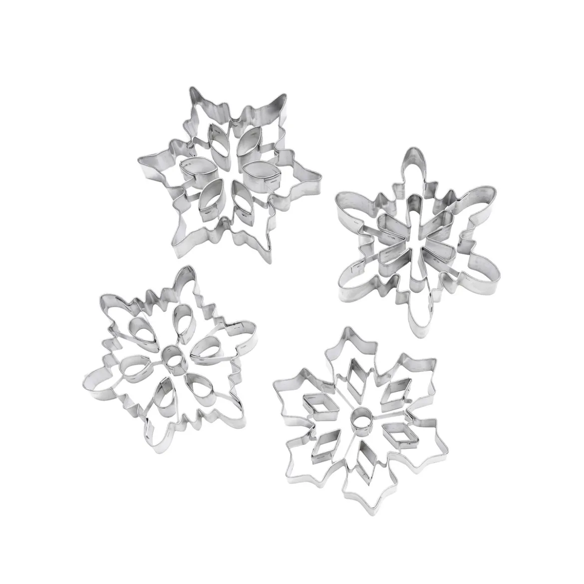Kakestanser Snøfnugg 4pk