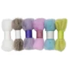 Kardet ull sett 6×2 g pastell