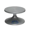 Kavalett Ø17 cm med avtakbar plate, laget av aluminium. Høyde 10,8 cm. Vekt 765 gram
