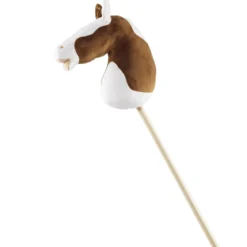 Kjepphest Quarter – udekorert hest med trepinne, lengde 85 cm