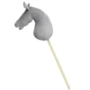 Kjepphest Welsh pony – udekorert hest med trepinne, lengde 85 cm