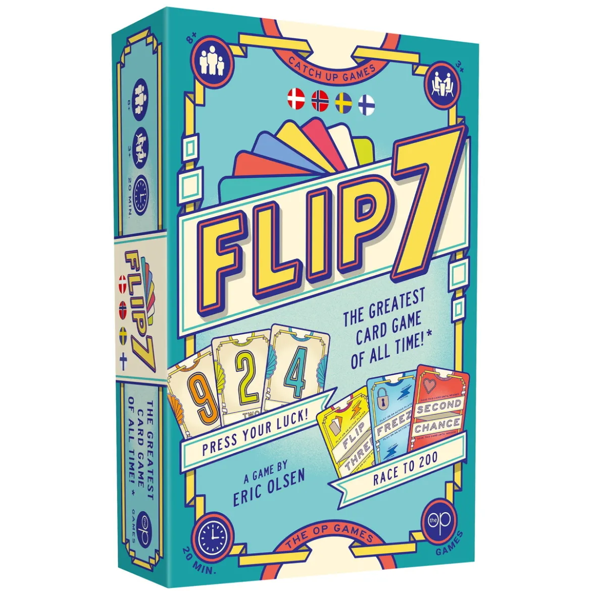 Kortspill Flip 7 Nordic (SE, NO, DK, FI) – få ikke samme nummer to ganger på rad!