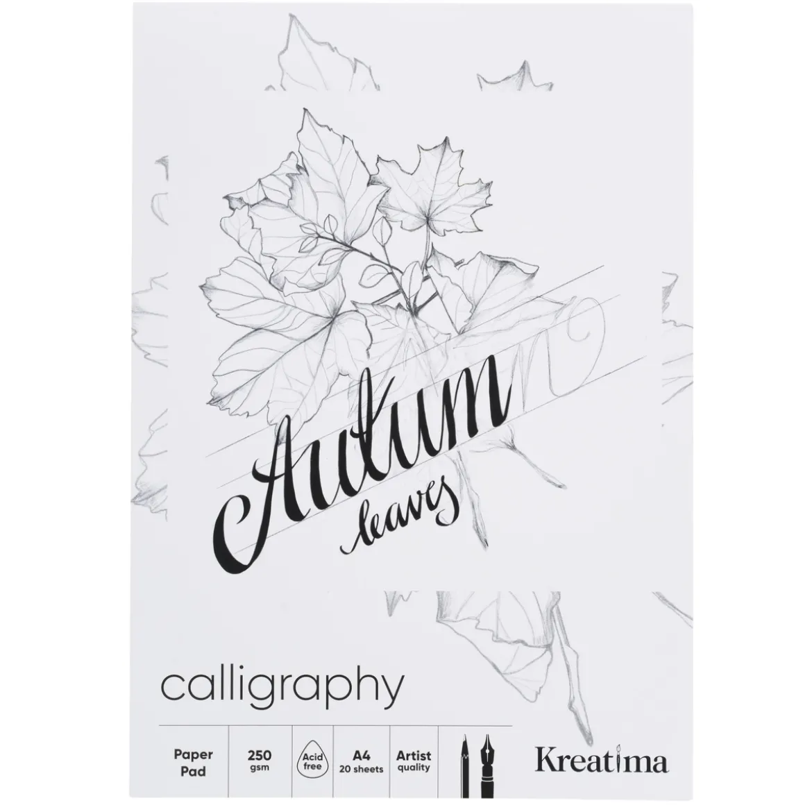 KR Calligraphy paper pad A4