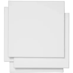 Kreatima lerret – 30×30 cm, 4-pakning – hvite