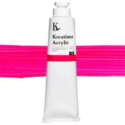 Kreatima Acrylic akrylmaling 120 ml – Fluorescent Magenta