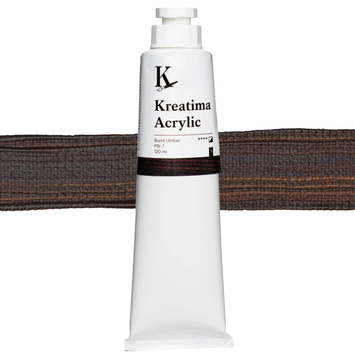 Kreatima Acrylic akrylmaling 120 ml – Burnt Umber PBr 7