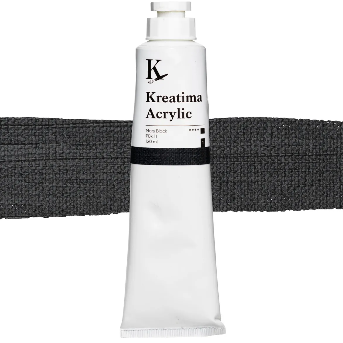 Kreatima Acrylic akrylmaling 120 ml – Mars Black PBk 11