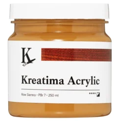 Kreatima Acrylic akrylmaling 250 ml – Raw Sienna PBr 7
